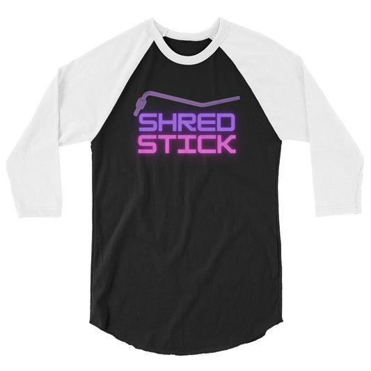 SHRED STICK 3/4 sleeve raglan shirt