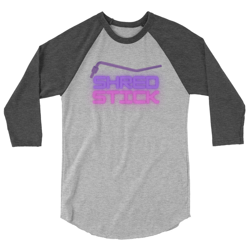 SHRED STICK 3/4 sleeve raglan shirt